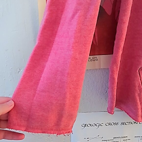 Y2K Victoria's Secret Pink Lightweight Small Quarter Zip Angel Wing Zipper - Picture 2 of 8